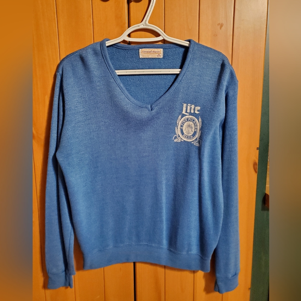 Vintage 1970s Creslan & Rayon Miller lite sweater